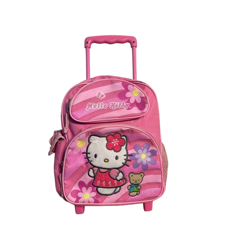 Sanrio Hello Kitty Y2K Pink Backpack with Foldable Handle